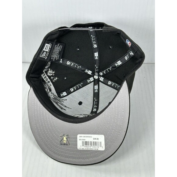 New Era 9FIFTY Boston Celtics NBA City Art SnapBack Hat Cap Black NWT OSFM - Picture 5 of 5